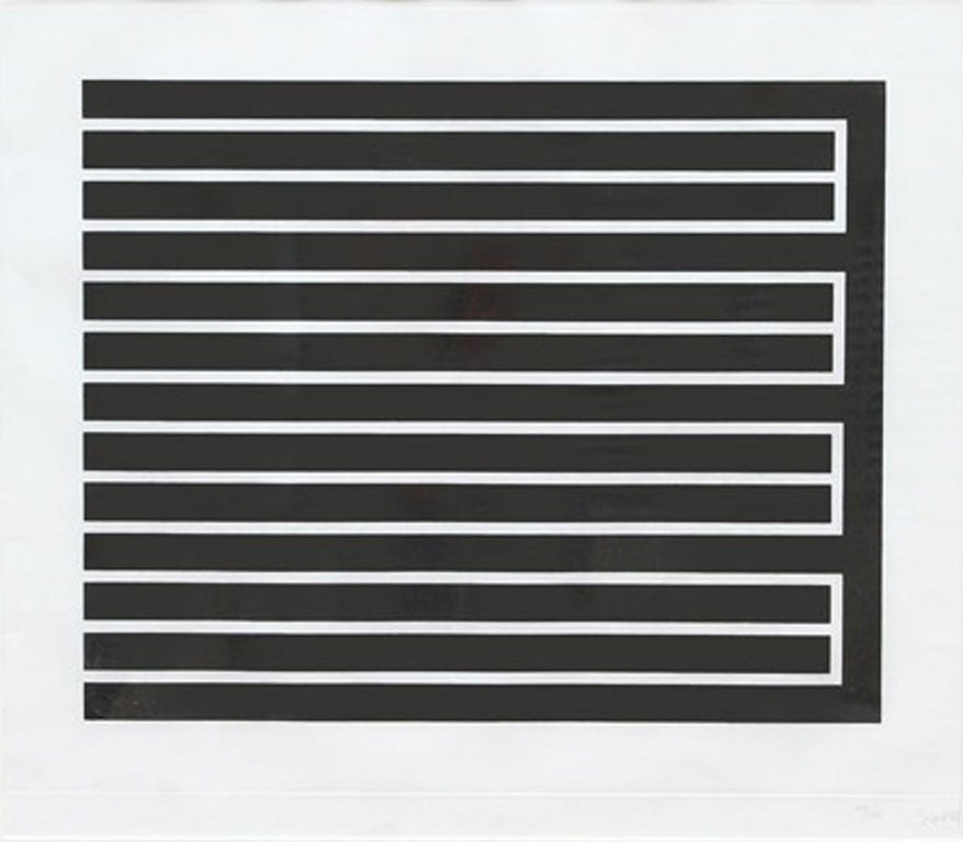 Open Left (from set of six aquatints) - Print by Donald Judd