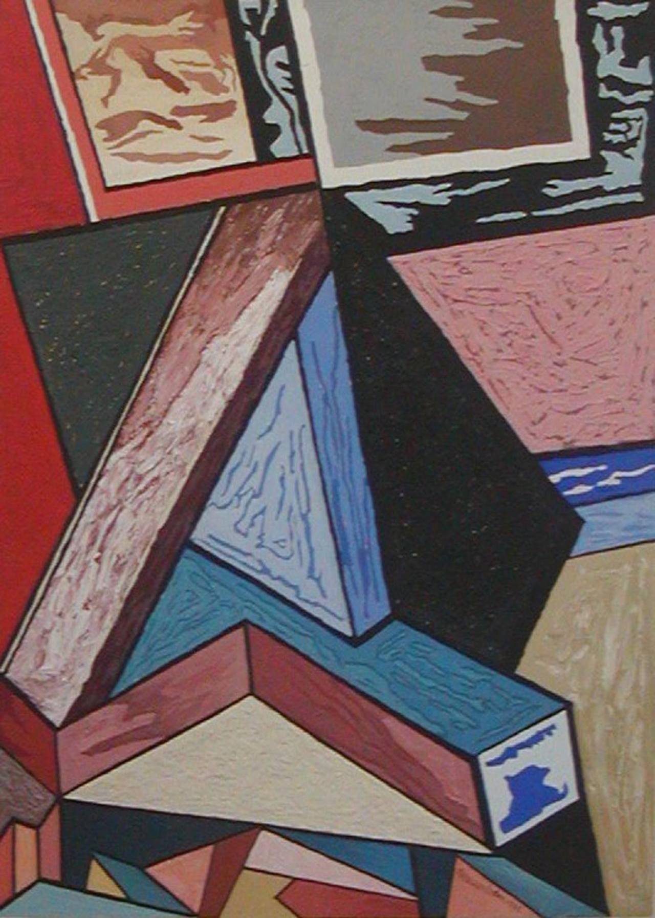 Untitled - Painting by Rudolph Weisenborn
