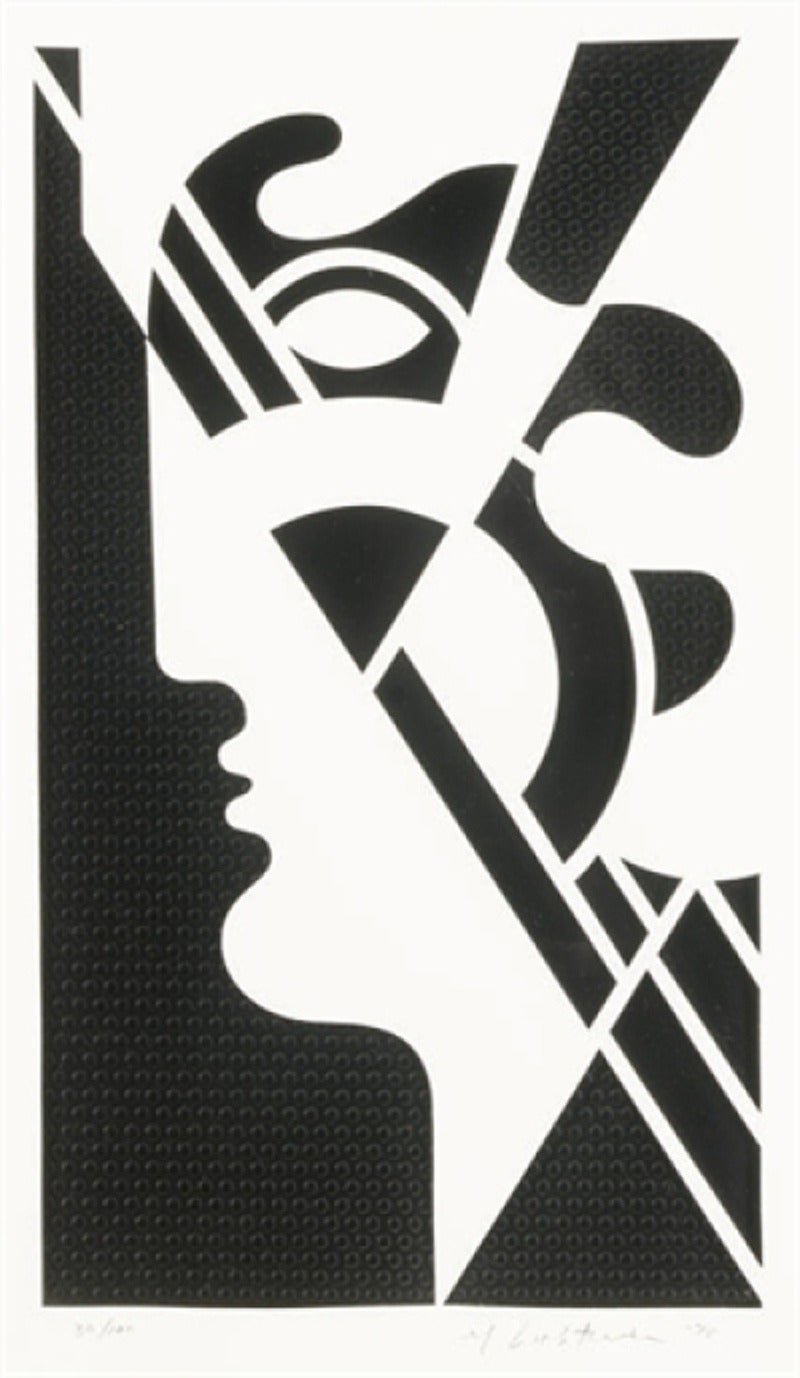 Modern Head #5, from Modern Head Series - Pop Art Print by Roy Lichtenstein