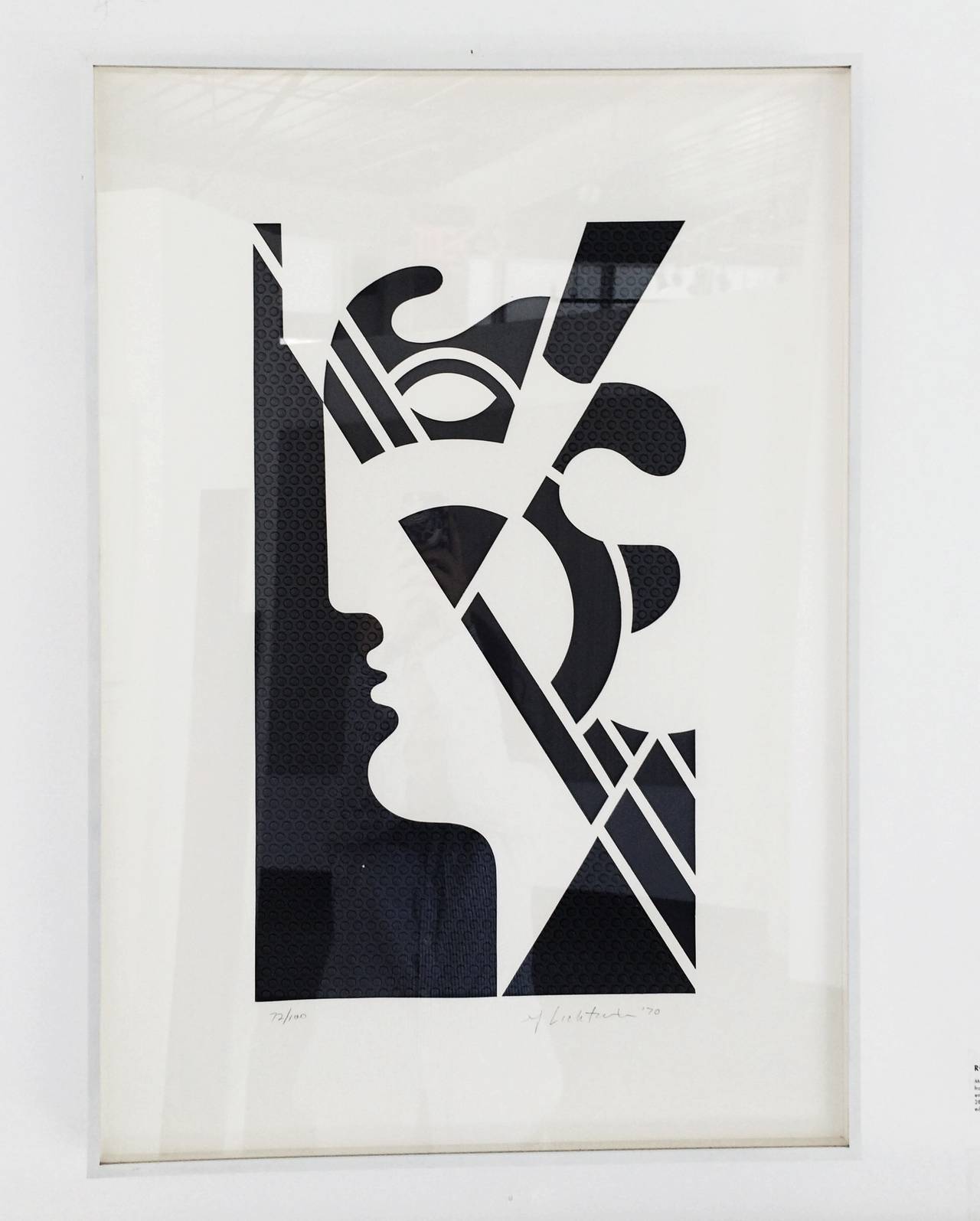 Modern Head #5, from Modern Head Series - Print by Roy Lichtenstein