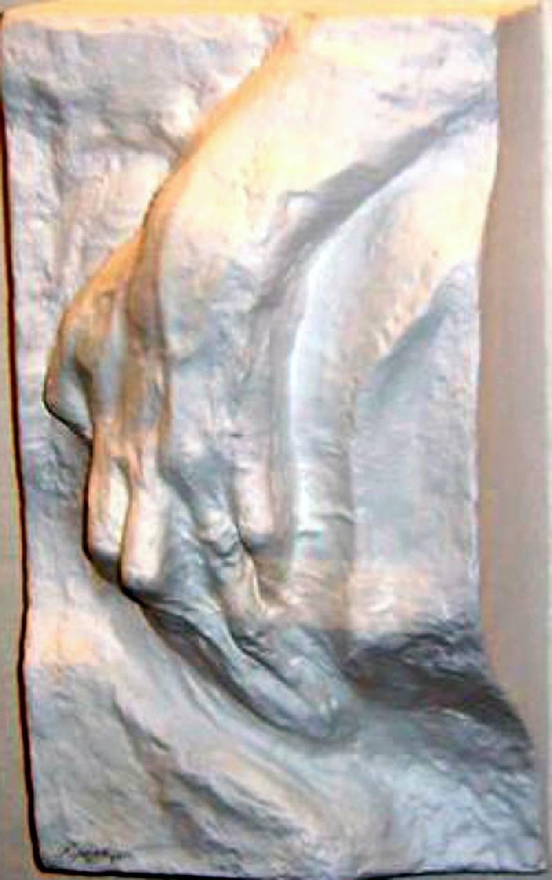 Hand - Sculpture by George Segal
