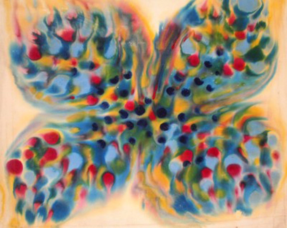 Butterfly - Painting by Kenneth Victor Young