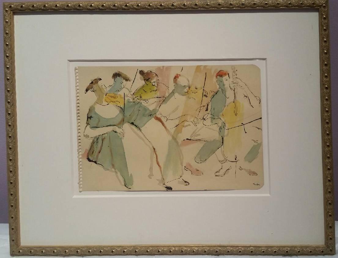 Untitled - Painting by John Fenton