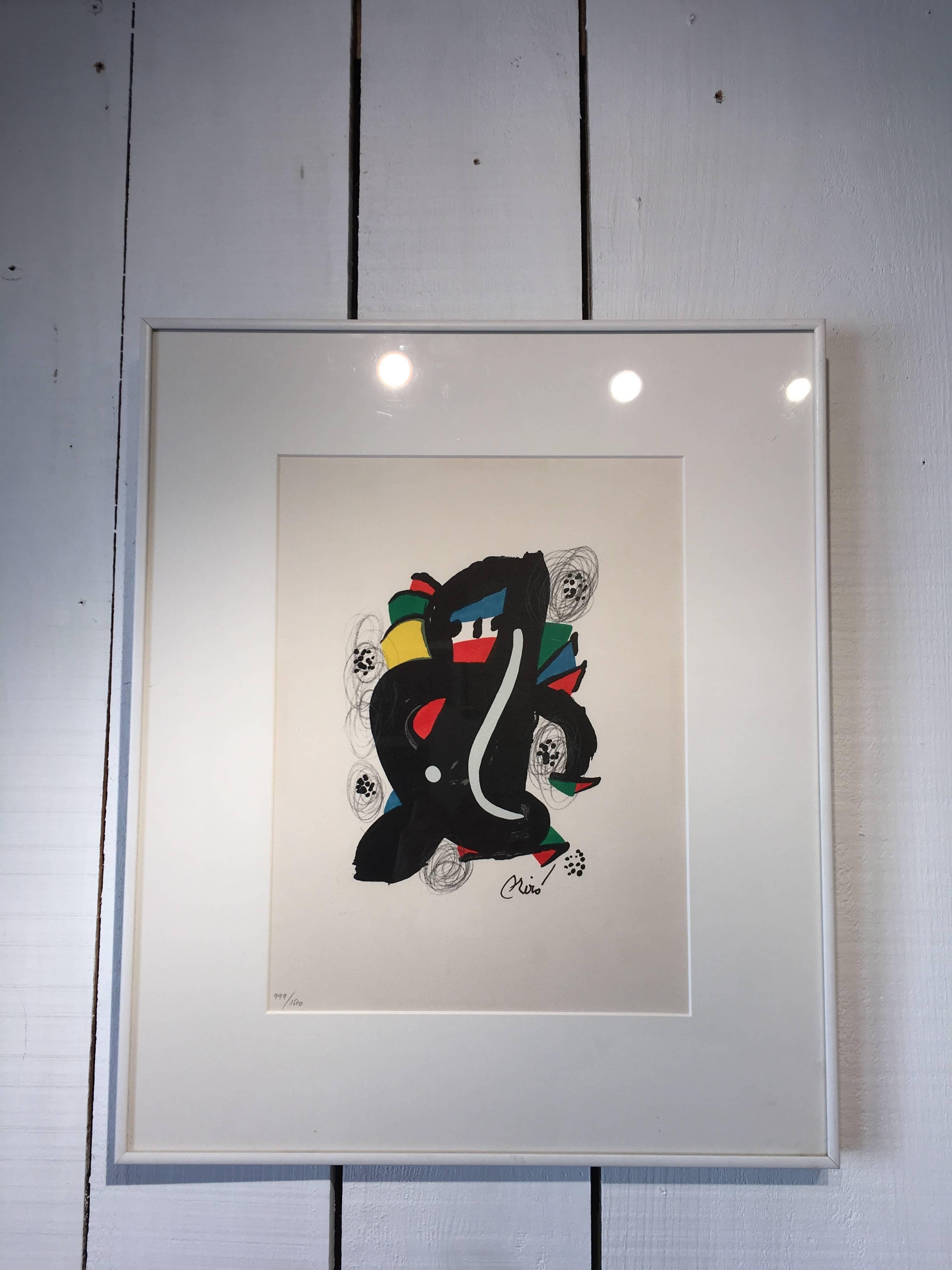 La Mélodie acide, model 6 - Abstract Print by Joan Miró