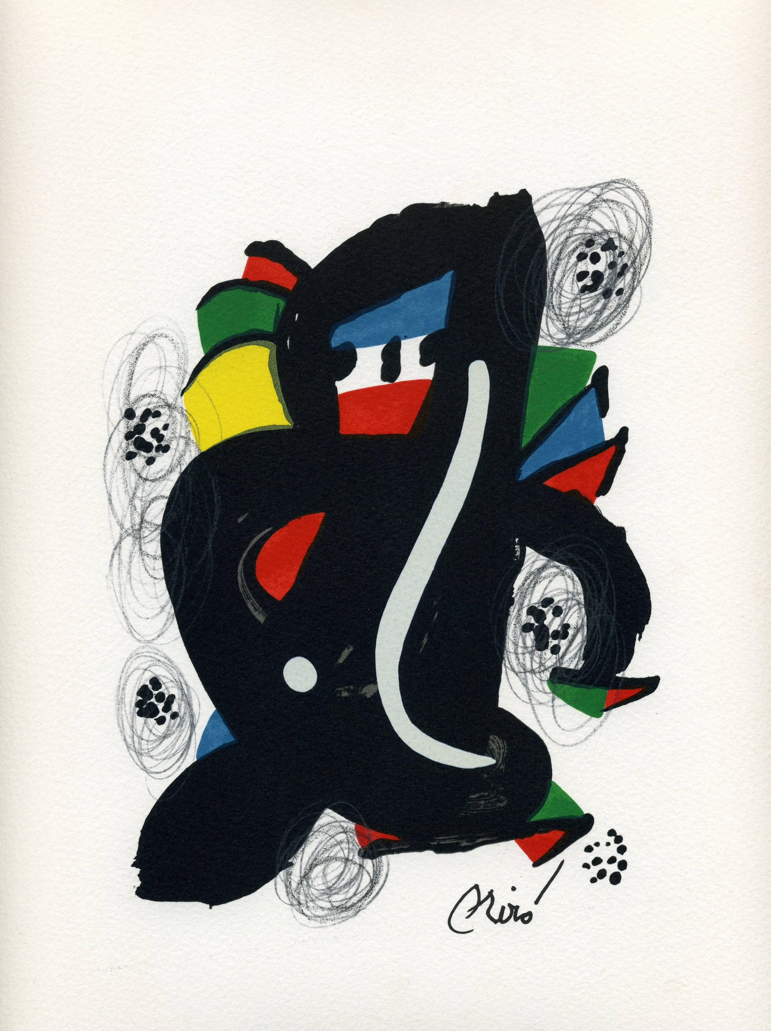Joan Miró Print - La Mélodie acide, model 6