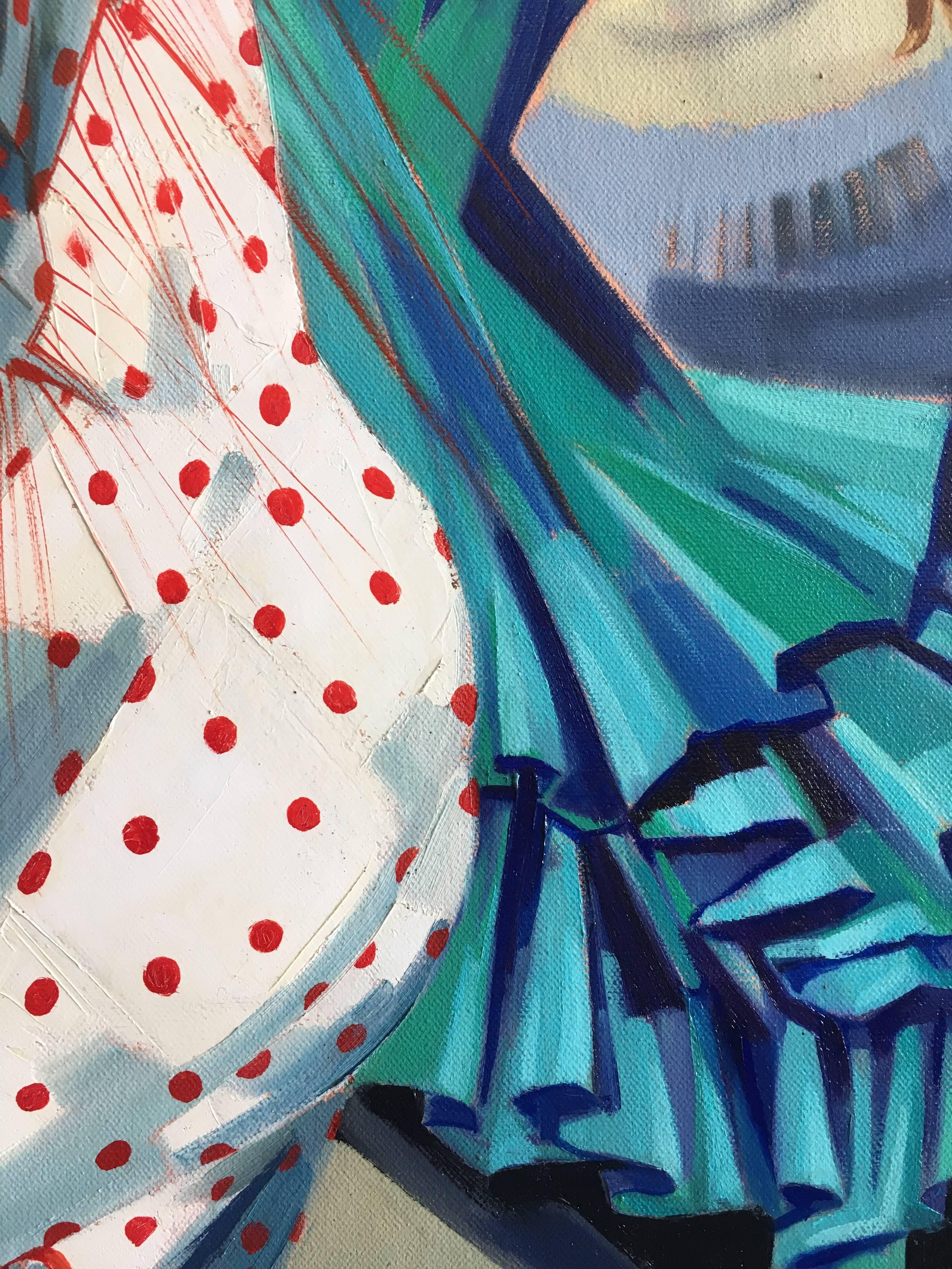 Bulerias, flamenco dance, oil on canvas 5