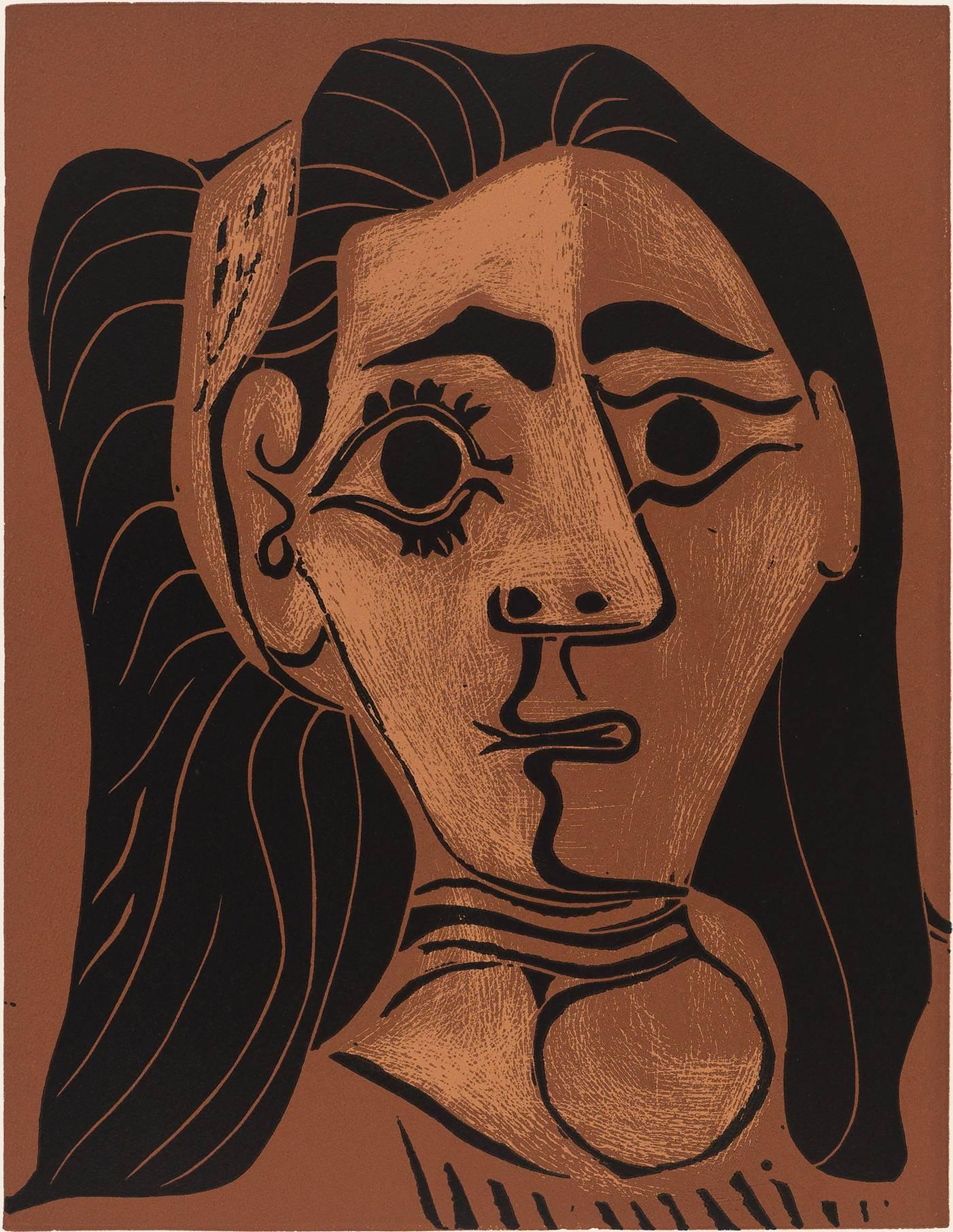Jacqueline au bandeau. II (Bloch 1080) - Print by Pablo Picasso