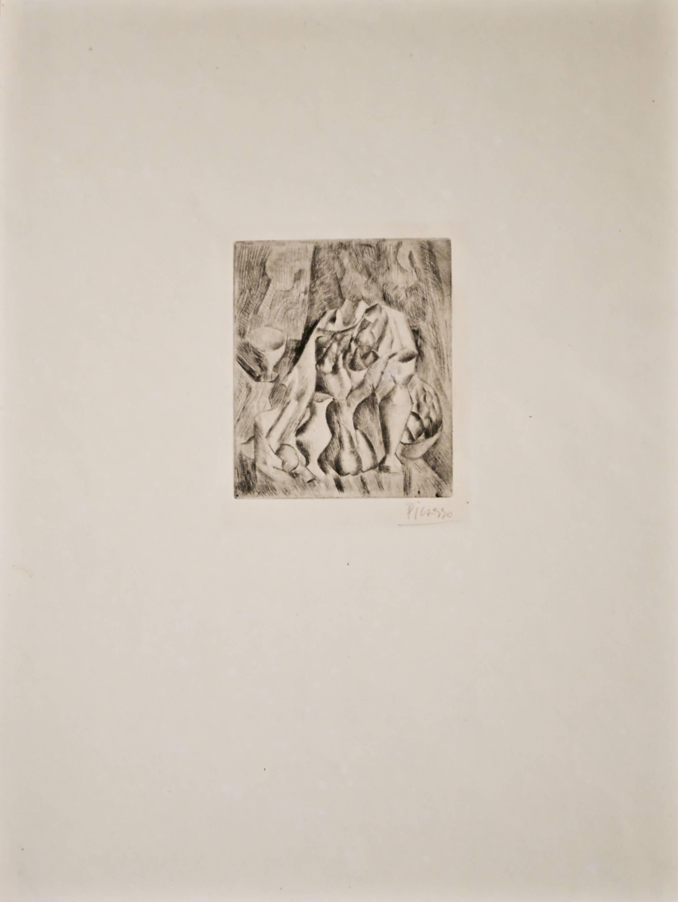 Nature morte au compotier (Bloch 18) – Print von Pablo Picasso