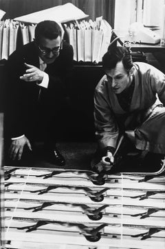 Hugh Hefner, Vintage 1960s Black and White Photography of Playboy Magazine