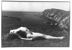 Kate #10, Vintage Black and White Photograph of Nude Yogini