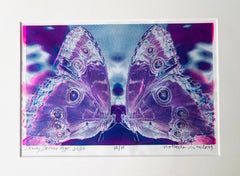 « Beauty Before Age », tirage Riso en édition limitée avec poussière de diamant, œuvre expérimentale
