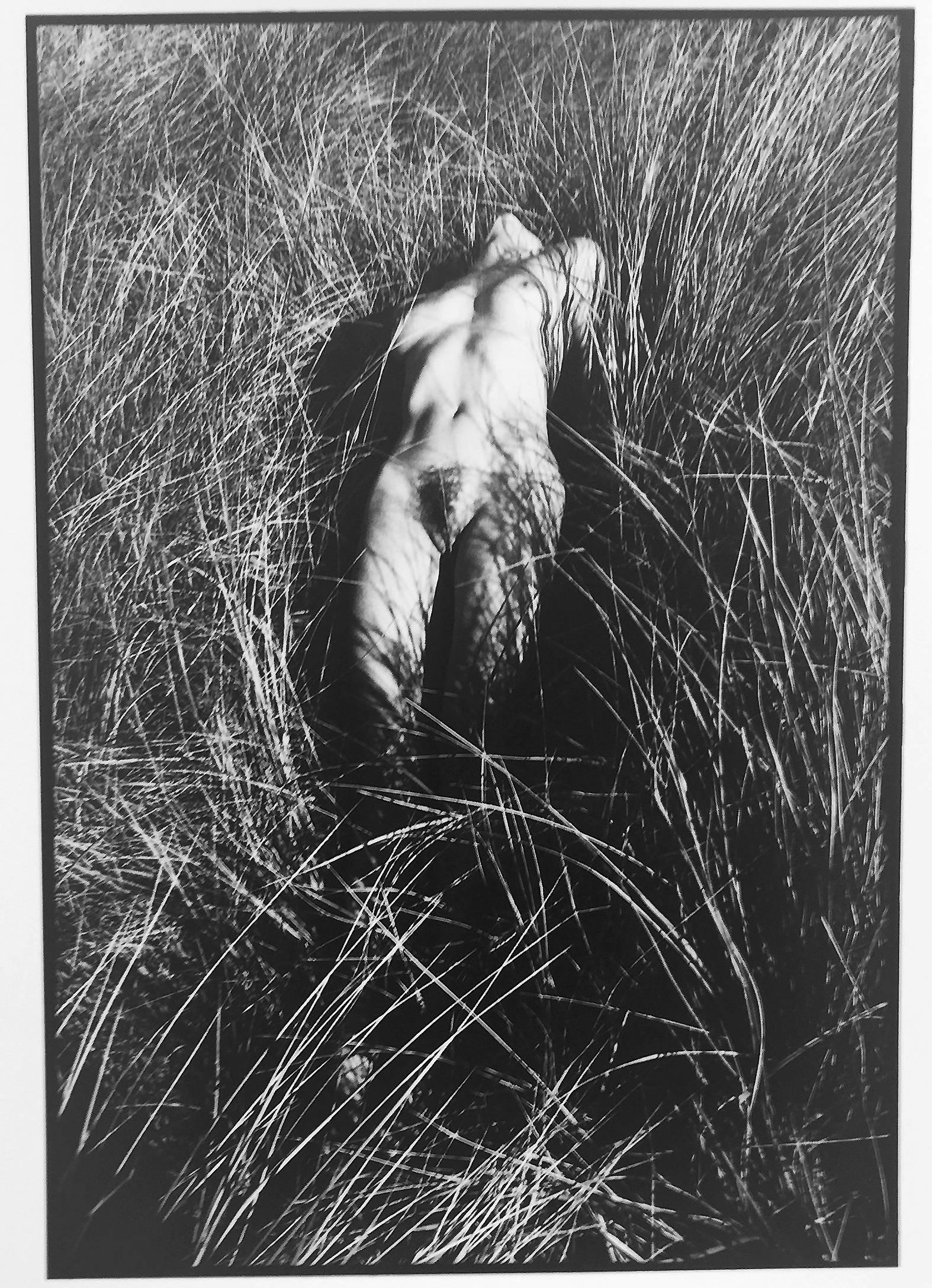 Kate #6, Vintage Black and White Photograph of Nude in Nature