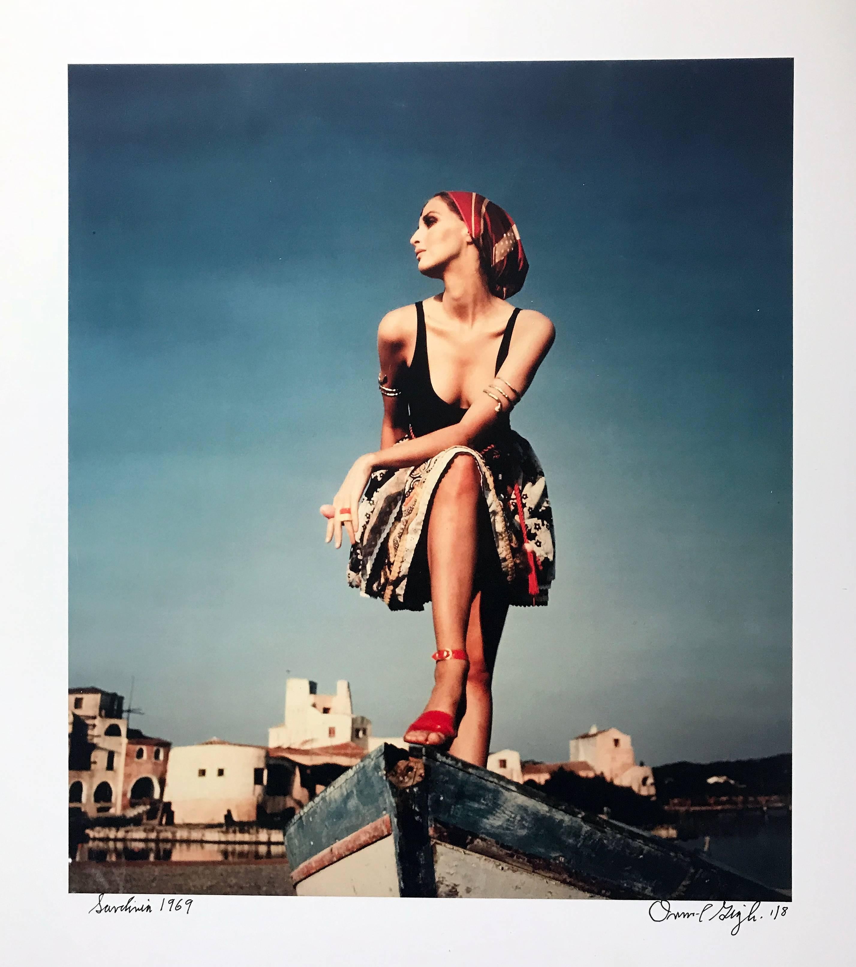 Sardinia, Italy, Contemporary Color Fashion Photography 1960s