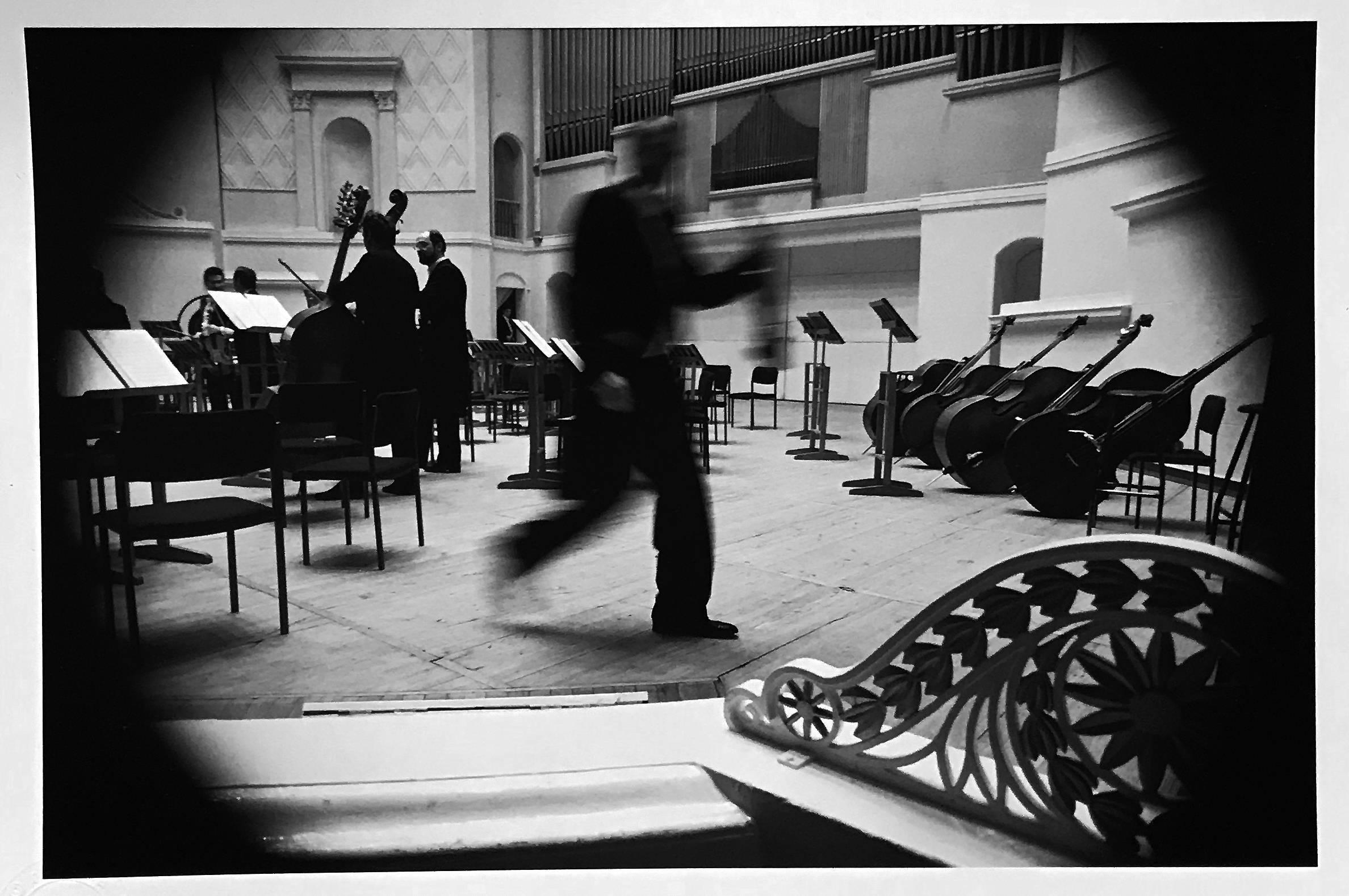 Concert Hall, Moscow, Russia, Black and White Photography, Classical Music