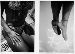Leopard Bikini, New York 1990s, Black and White Creative PortraIt Photography