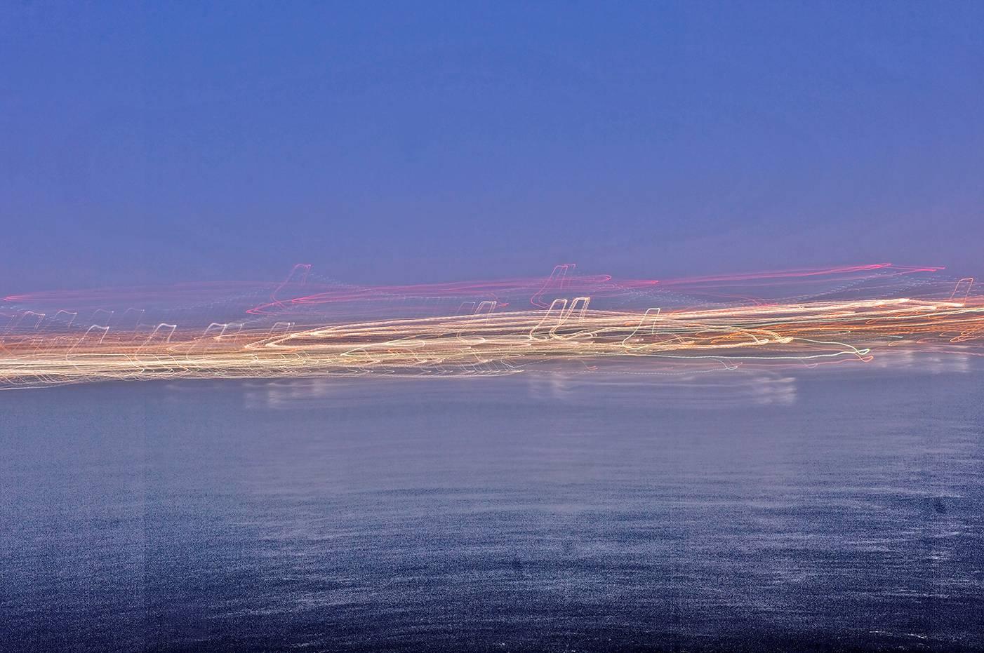Flight, Manhattan Waterfront, Small Landscape Photograph