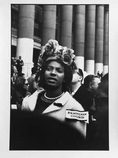 Enfants de Birmingham, photographie vintage des droits civiques en noir et blanc des années 1960