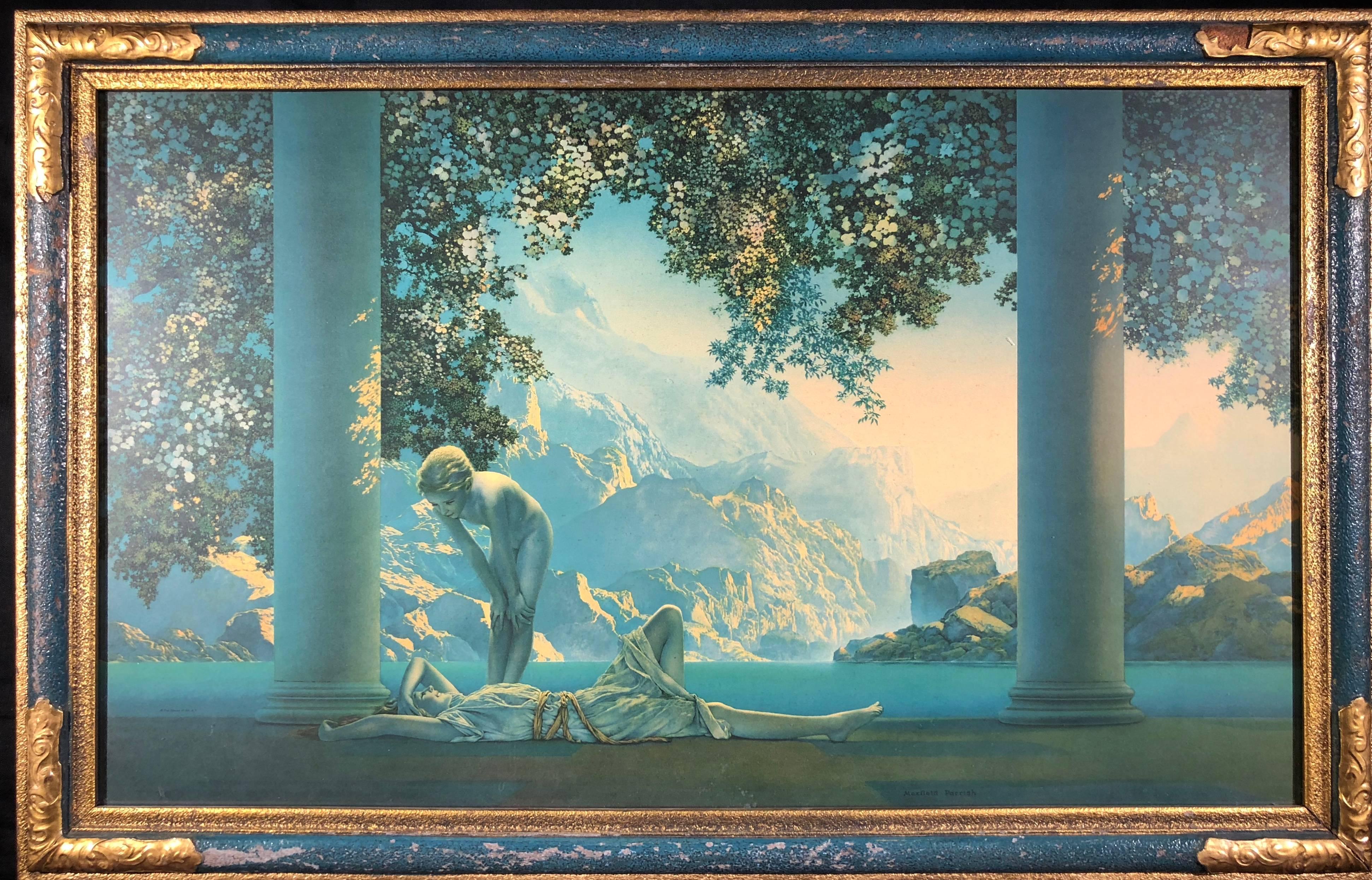 Maxfield Parrish Landscape Print - Daybreak