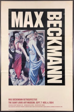 Retro Max Beckmann Retrospective (The Saint Louis Art Museum Sept 7-Nov. 4, 1984)