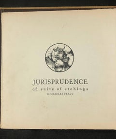 "Jurisprudence" A Suite of Etchings by Charles Bragg