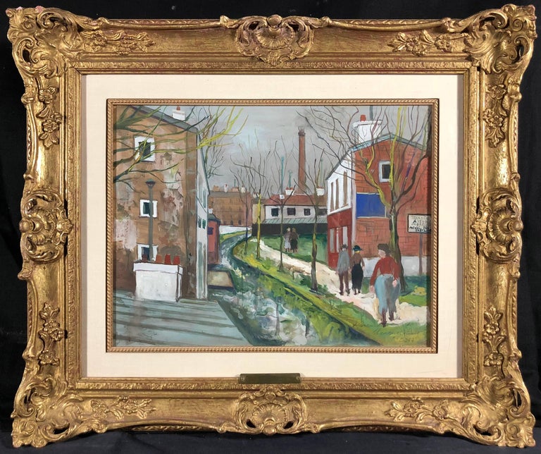 Maurice Utrillo Landscape Painting - Les Usines En Banlieue