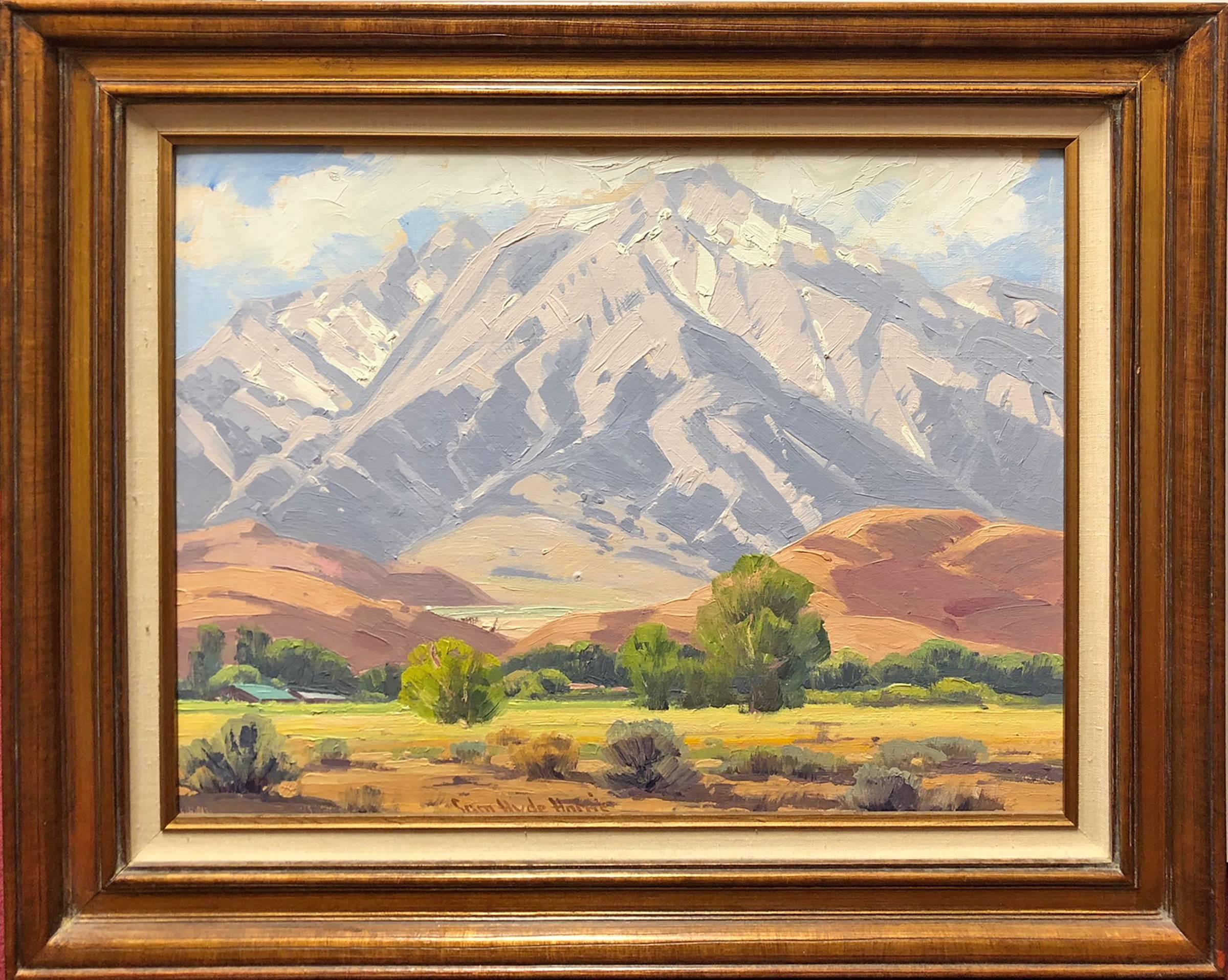 Snowcapped Guardian - Painting by Samuel Hyde Harris