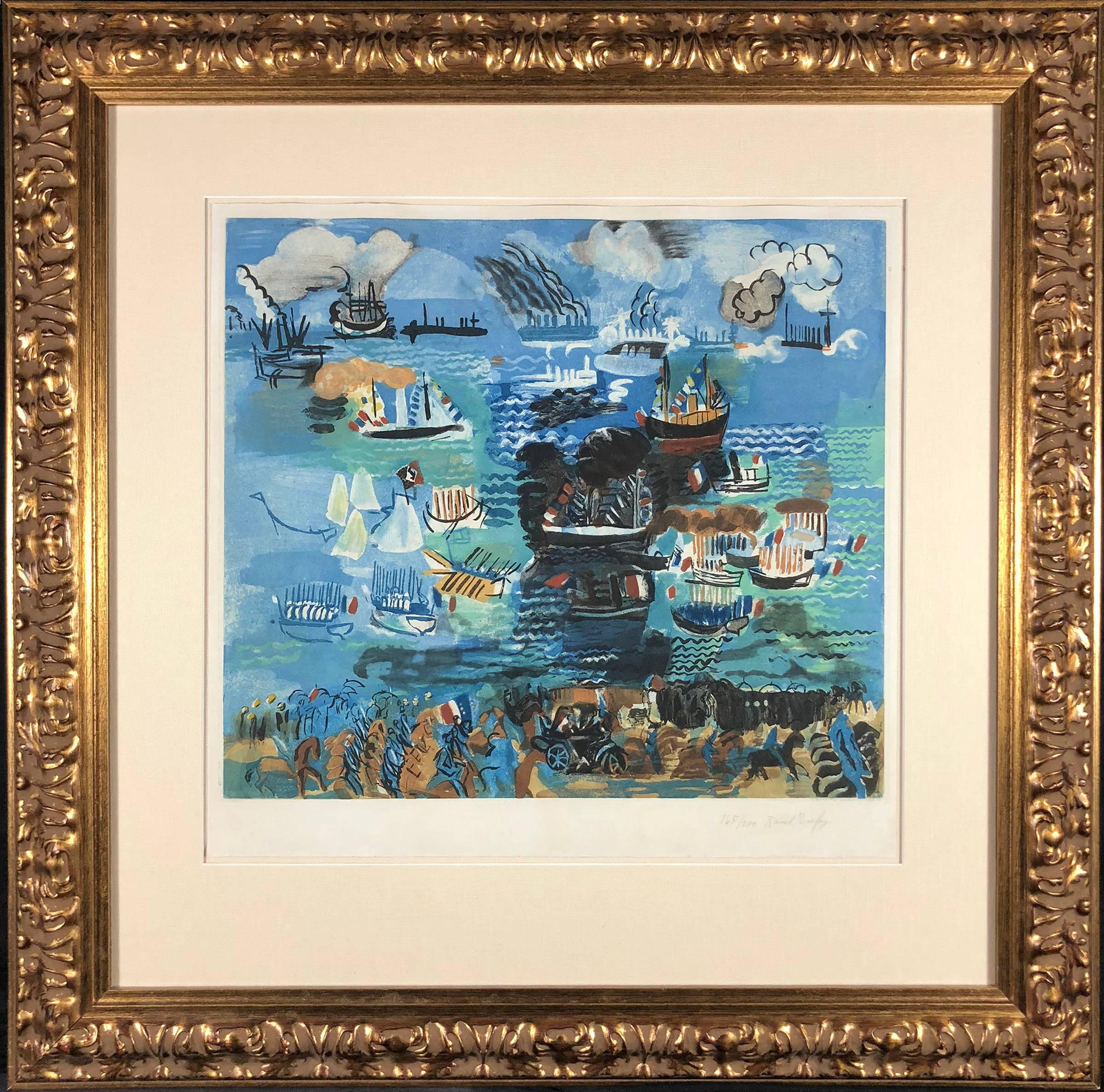 Fete Nautique - Print by (after) Raoul Dufy