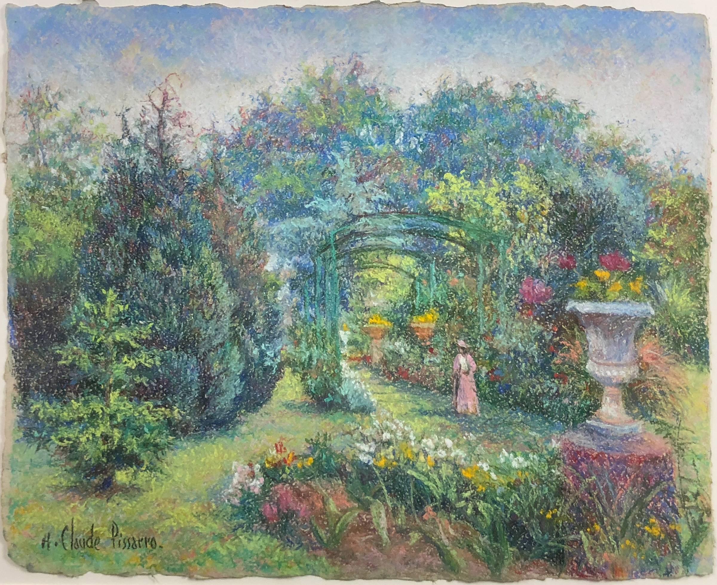 Katia en Rose, au Jardin de Marras