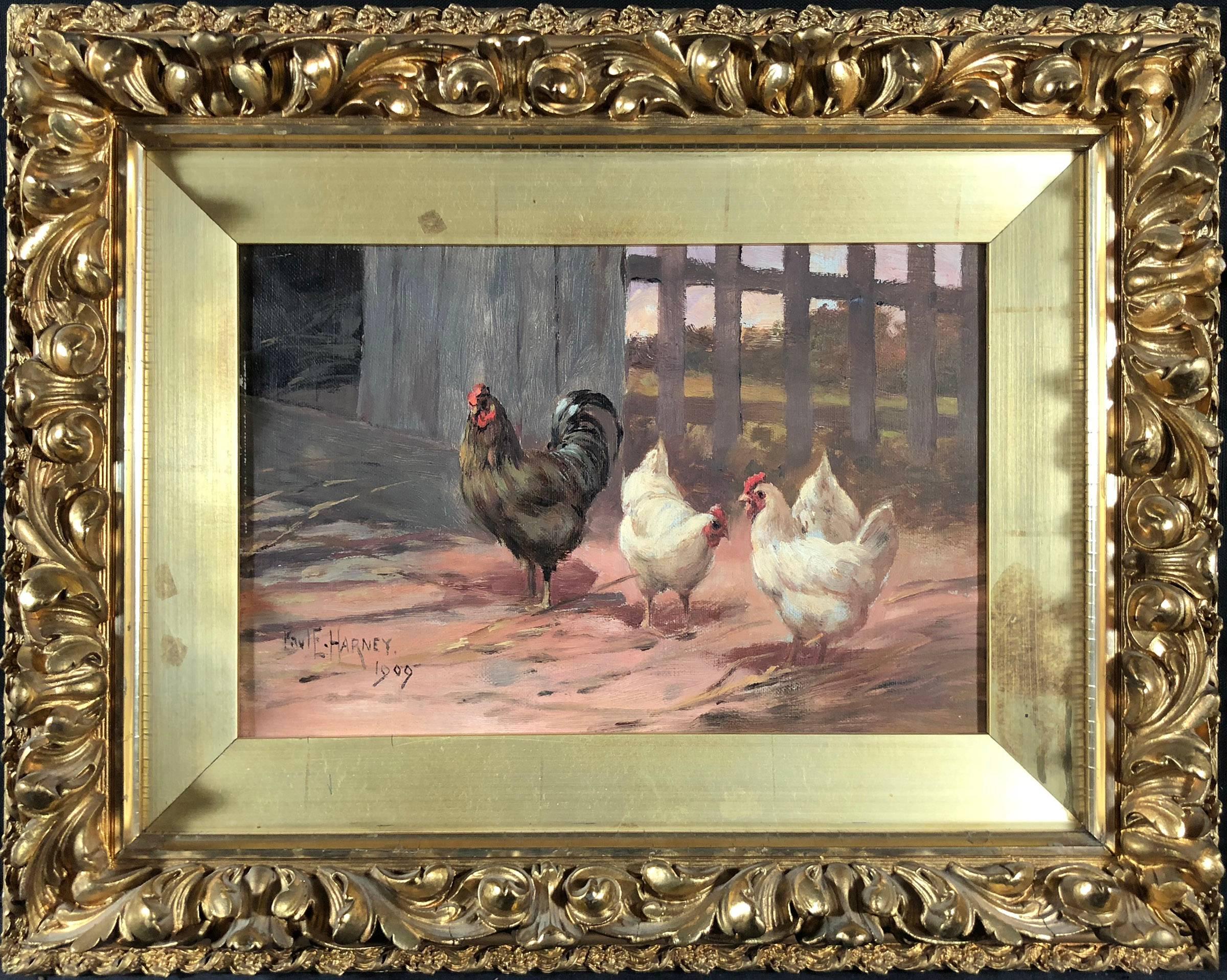 Feeding Time - Painting by Paul E. Harney Jr.