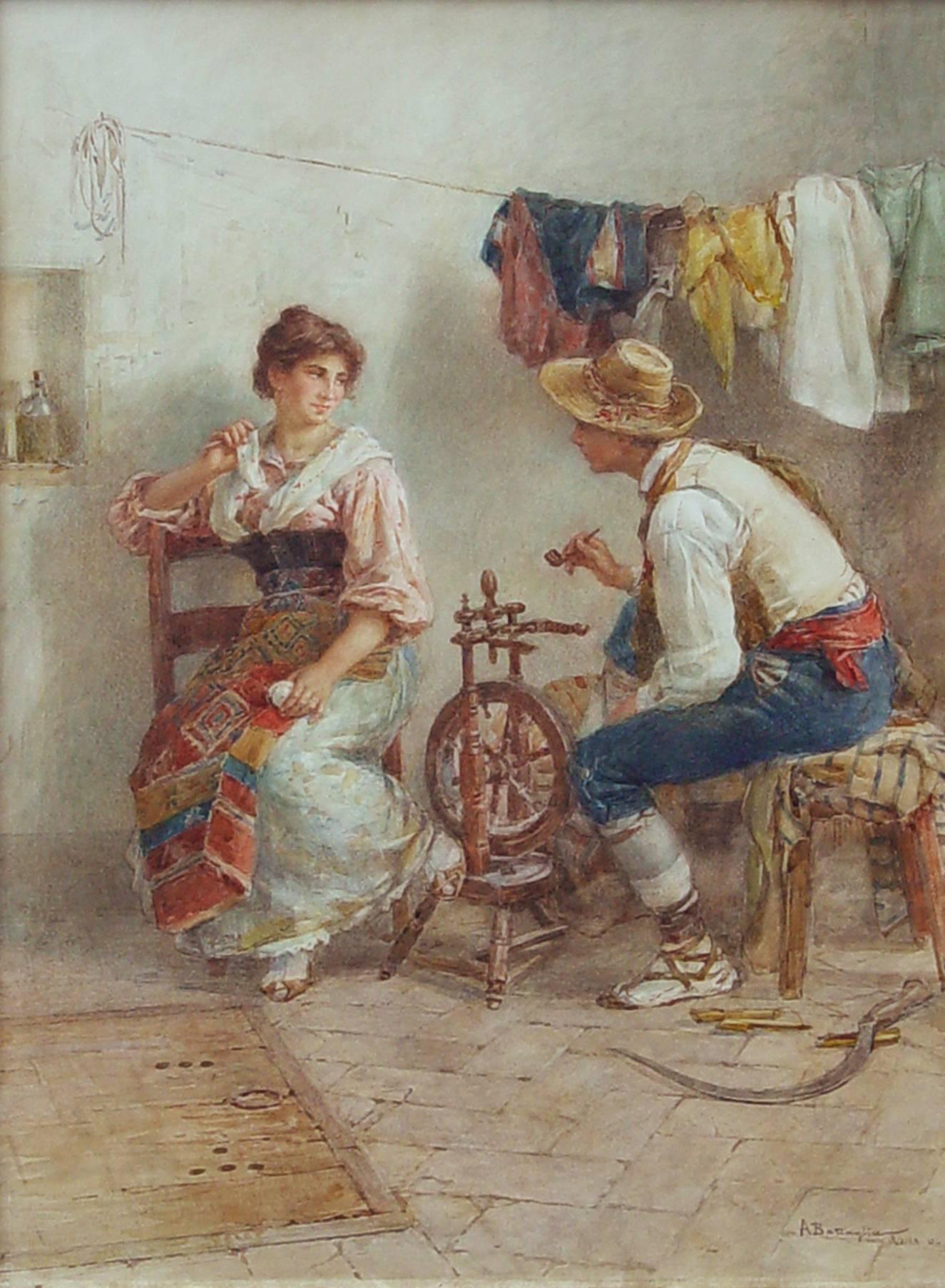 Figurative Art di Allesandro Battaglia - Il flirt