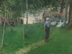 American Realist Drawings and Watercolor Paintings