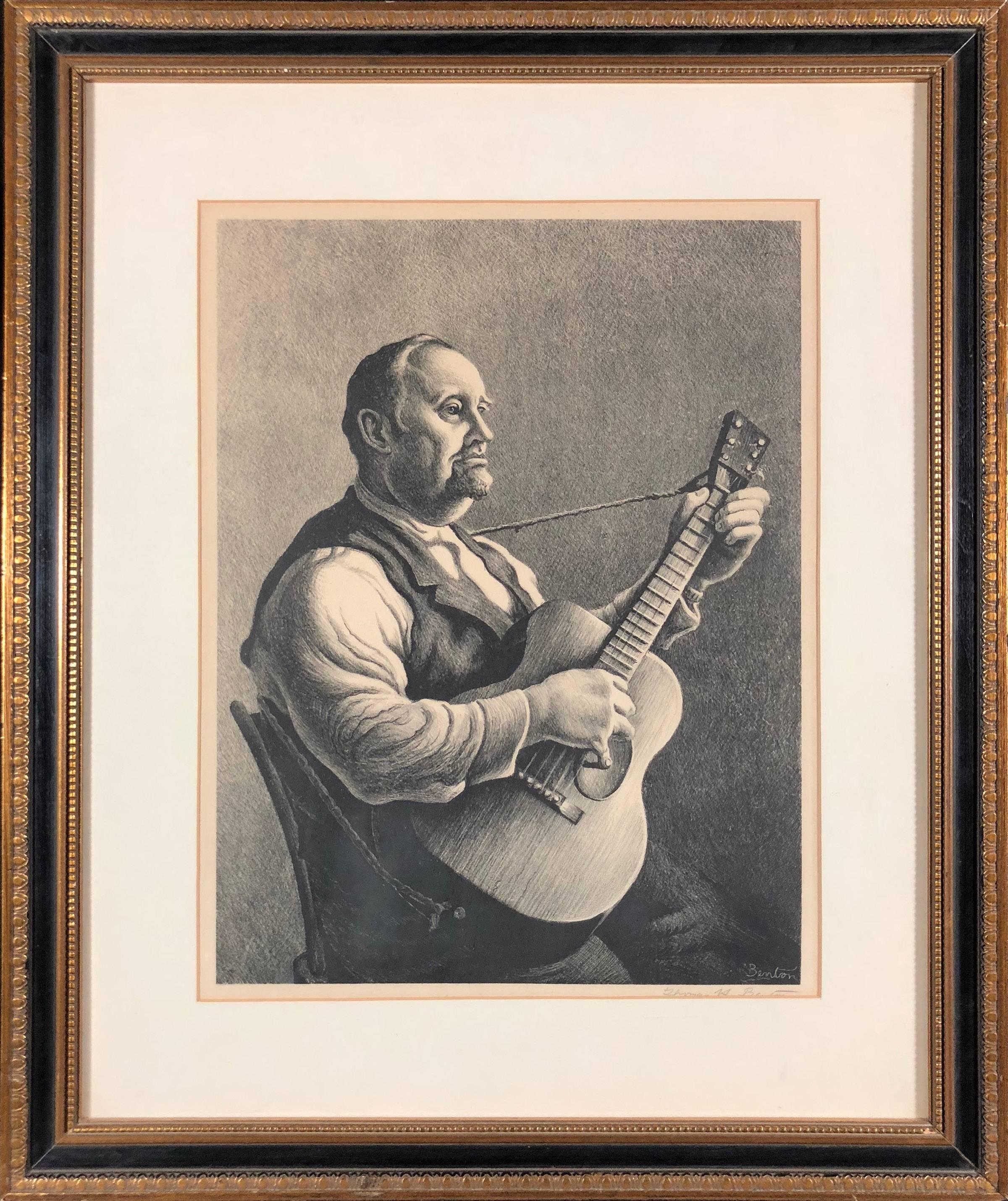 The Hymn Singer - Print by Thomas Hart Benton
