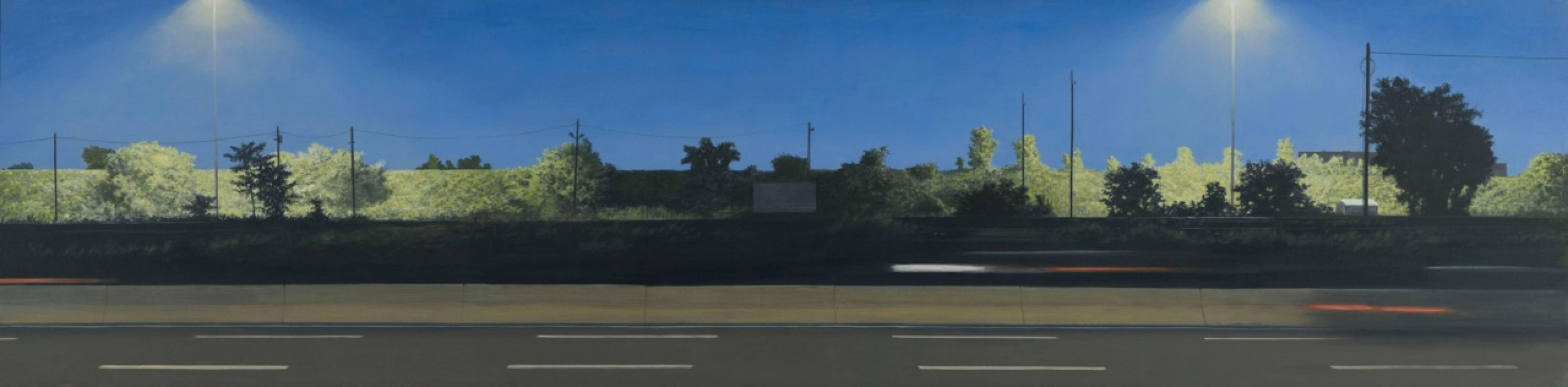 Tim Daly Landscape Painting - Route 280W, East Newark