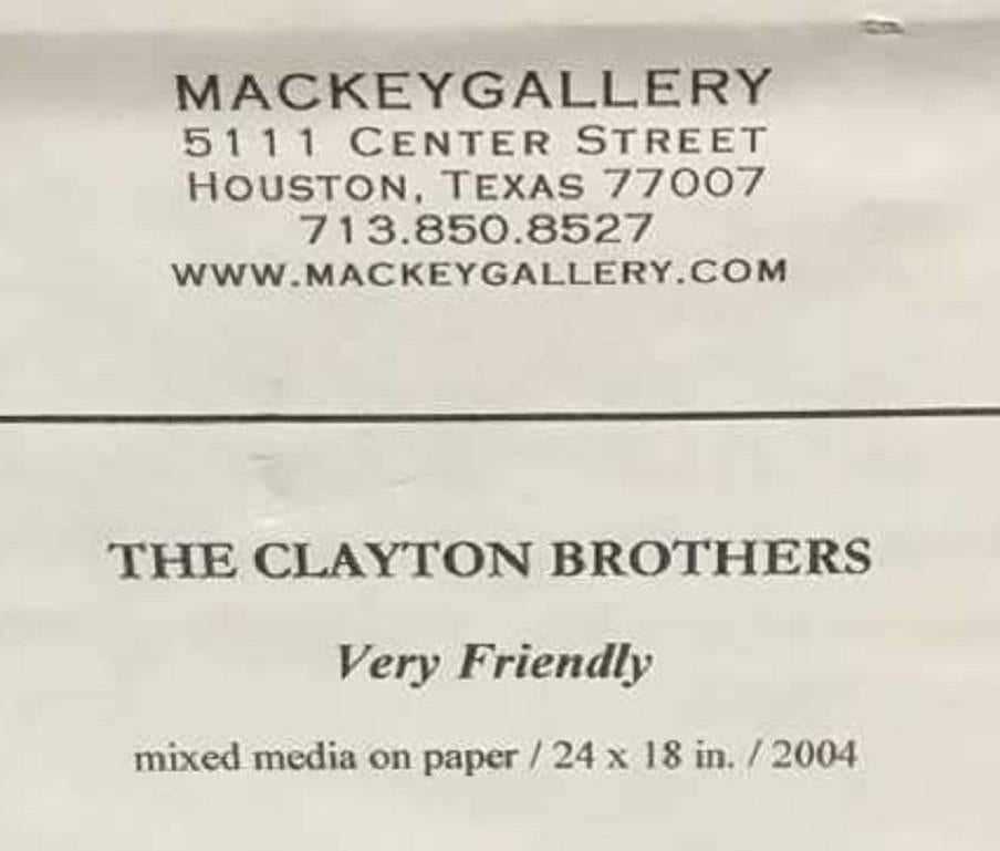 Very Friendly - Contemporary Art by The Clayton Brothers