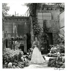 Frida in the Garden, Casa Azul, 1951     