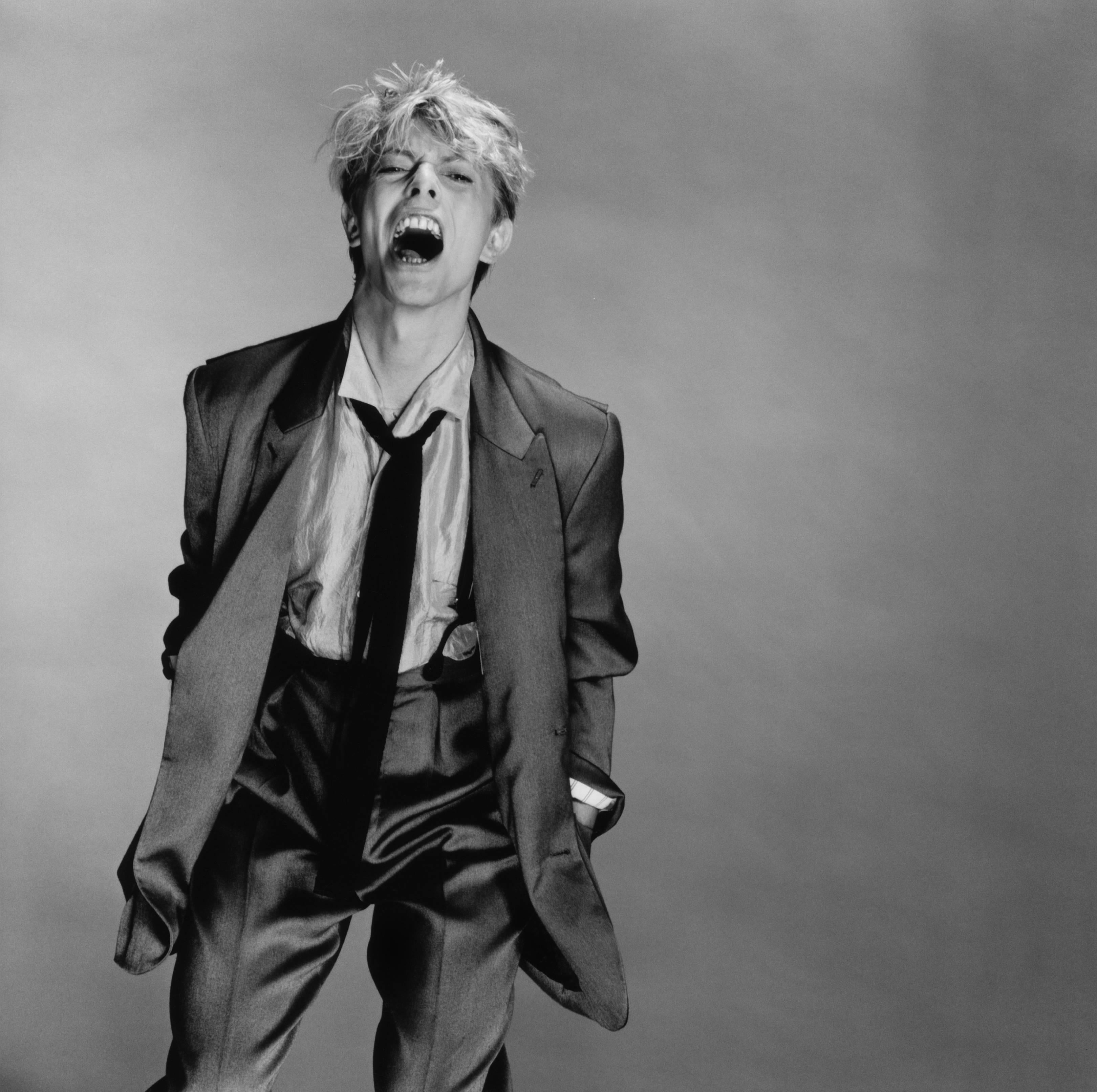Greg Gorman Portrait Photograph - David Bowie, New York