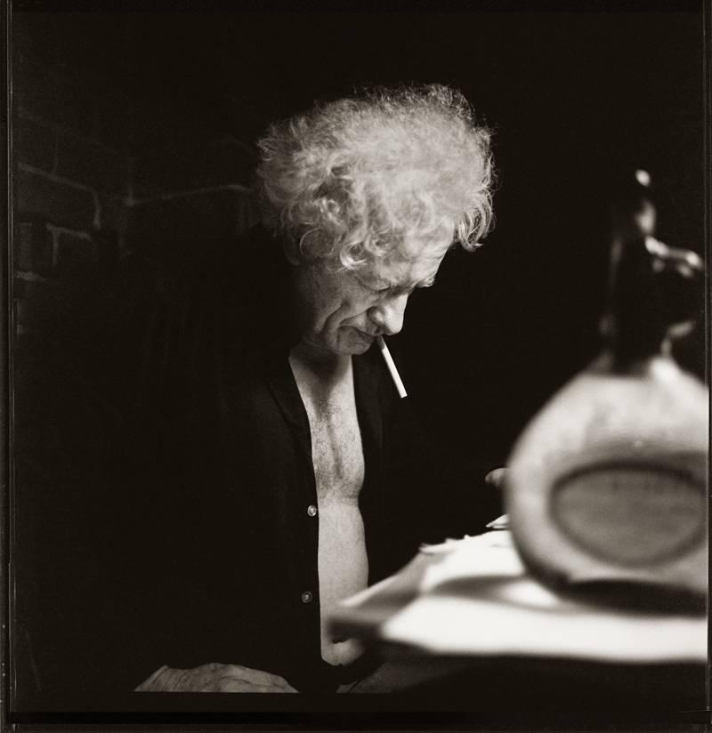 Andy Romanoff Portrait Photograph - Nicholas Ray at the Chateau Marmont No. 7