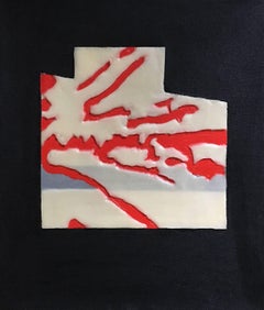 Contemporary Painting, Mid Century Modern Design Influence "Pinehaven Drive III"