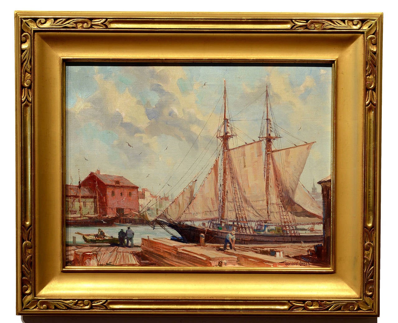 Down East - Painting by Gordon Grant