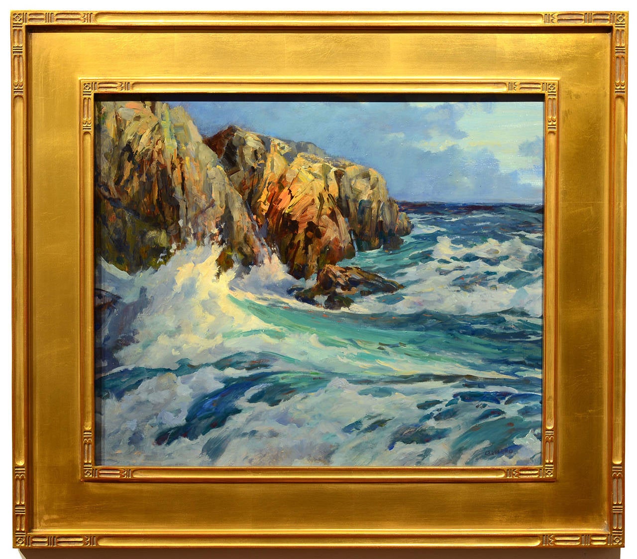 Storm at Dusk - Painting by Guy Corriero