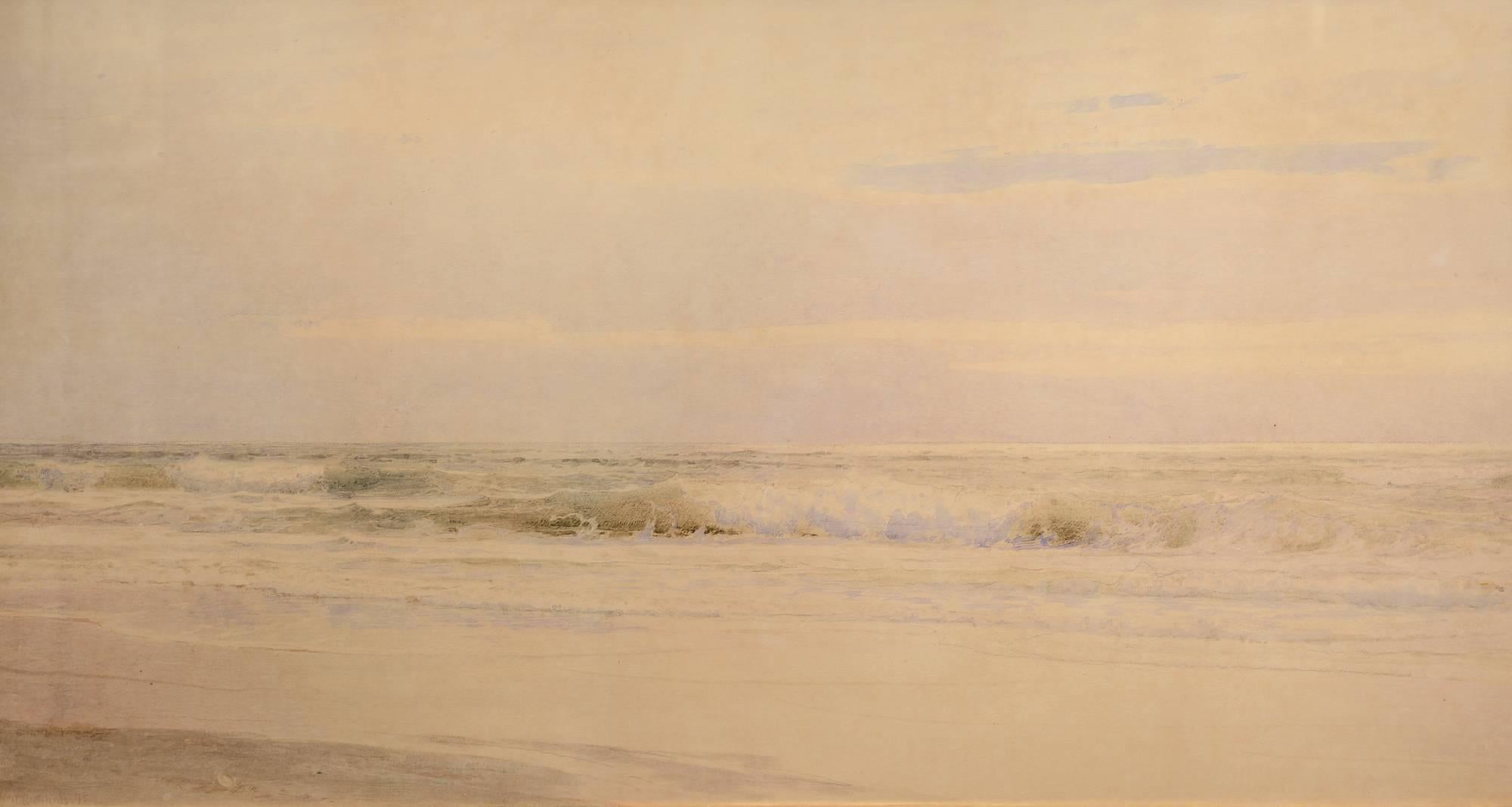 William Trost Richards Landscape Art - Morning, Newport Beach