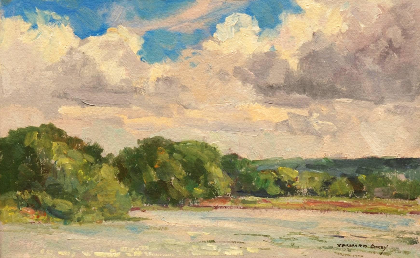 Bernard Corey a acquis une reconnaissance nationale pour ses peintures de paysages magnifiquement rendus de la campagne et du littoral de la Nouvelle-Angleterre. Même à l'aube de ses quatre-vingts ans, l'artiste ne manquait jamais un jour de