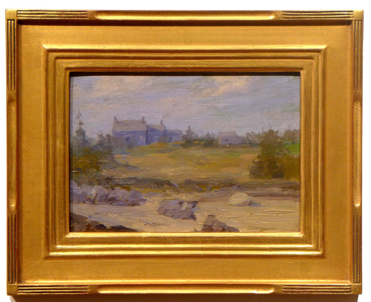 Phippsburg - Painting by Ernest Haskell