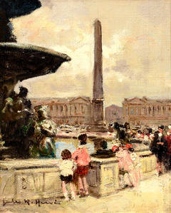 Fontaine sur la Place de la Concorde