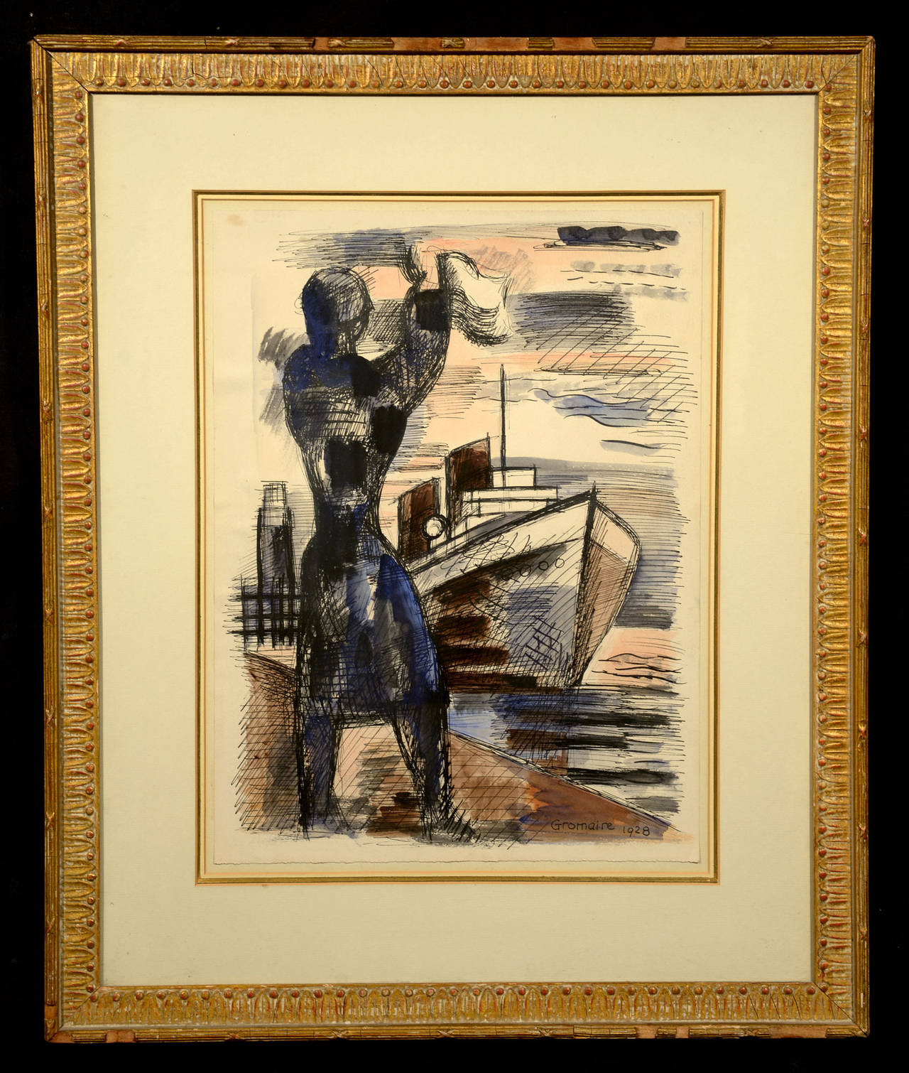 Le Depart - Art by Marcel Gromaire