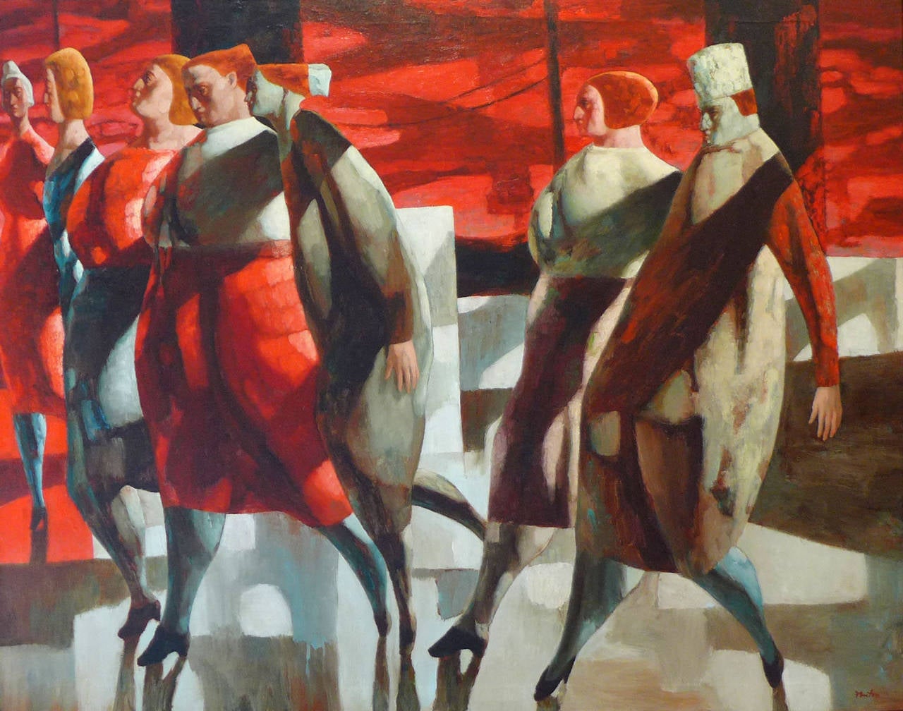 John Fenton City Dwellers at 1stDibs john fenton artist