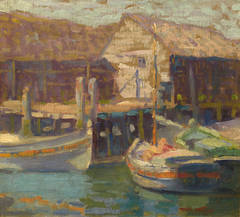 Antique Boats at the Wharf