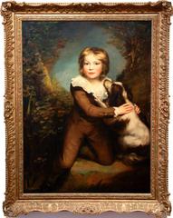 Le jeune Lord Vicomte et son épagneul