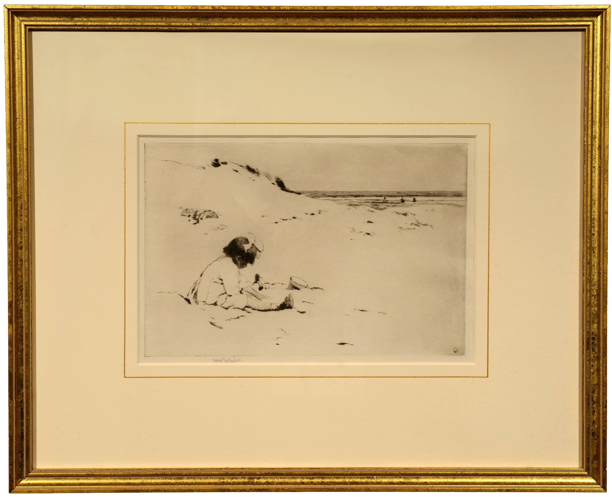 Child by the Dunes - Print by Sears Gallagher