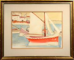 Red Sailboat, Côte d'Azur